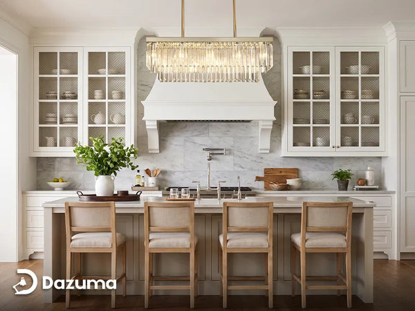 Linear Chandelier Size Guide for Dining Tables
