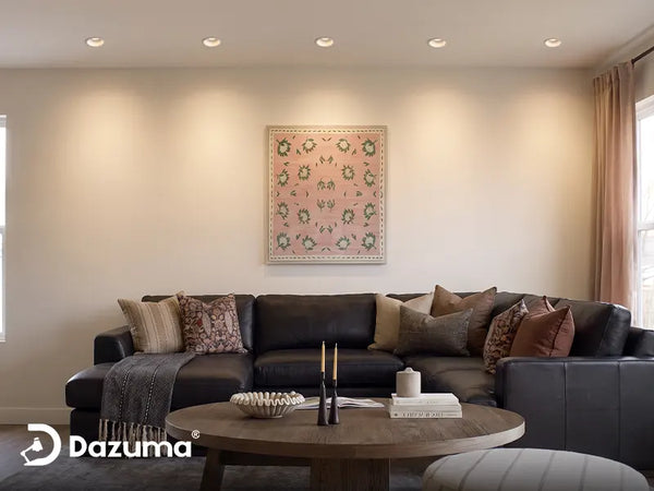 How Far Should Recessed Can Lights Be From a Wall?