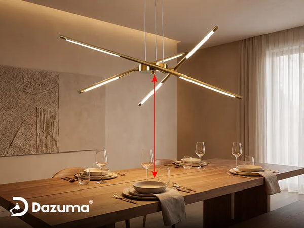 How High Should a Chandelier Hang Above a Dining Table?