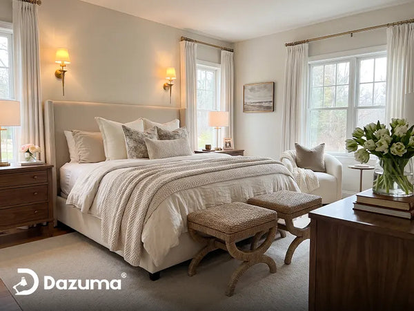 Creating a Warm American Classic Bedroom with Wall Lighting