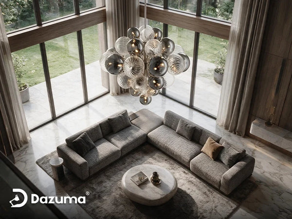 Bubble Chandeliers for High Ceilings: Globe Count Guide