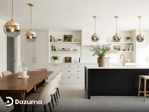 Should You Use Two or Three Pendant Lights Over a Kitchen Island?
