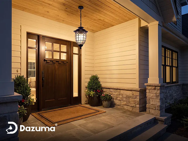 Outdoor Hanging Lanterns: How Low Should They Hang on a Covered Porch?