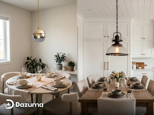 Globe vs Dome Pendant Lights: Which Looks Better Over A Dining Table?