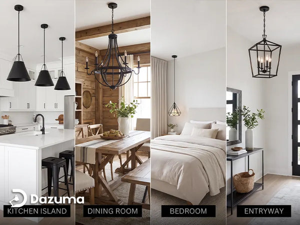 Black Pendant Lights: Best Rooms, Styles, and Pairing Tips