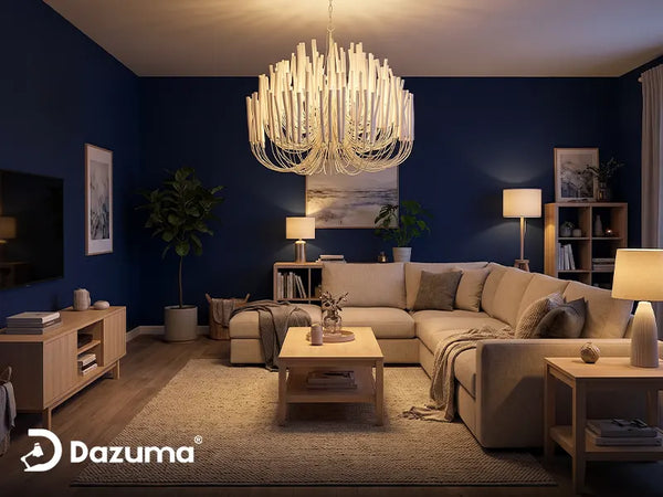 White Chandeliers: Do They Work in Rooms With Dark Walls?