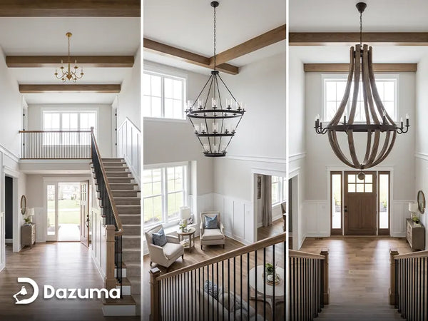 How to Choose a Chandelier for a Two-Story Foyer