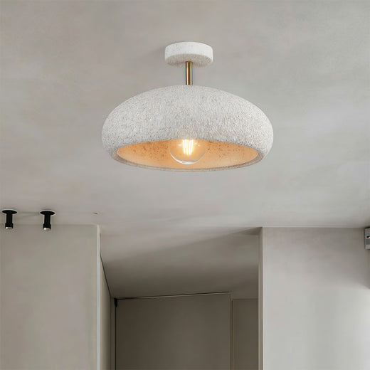 Bring timeless beauty to your home with white semi flush ceiling lights and a wabi-sabi ambient ceiling lamp inspired by simplicity.