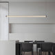 1 - Light Glass Linear LED Island Pendant Light