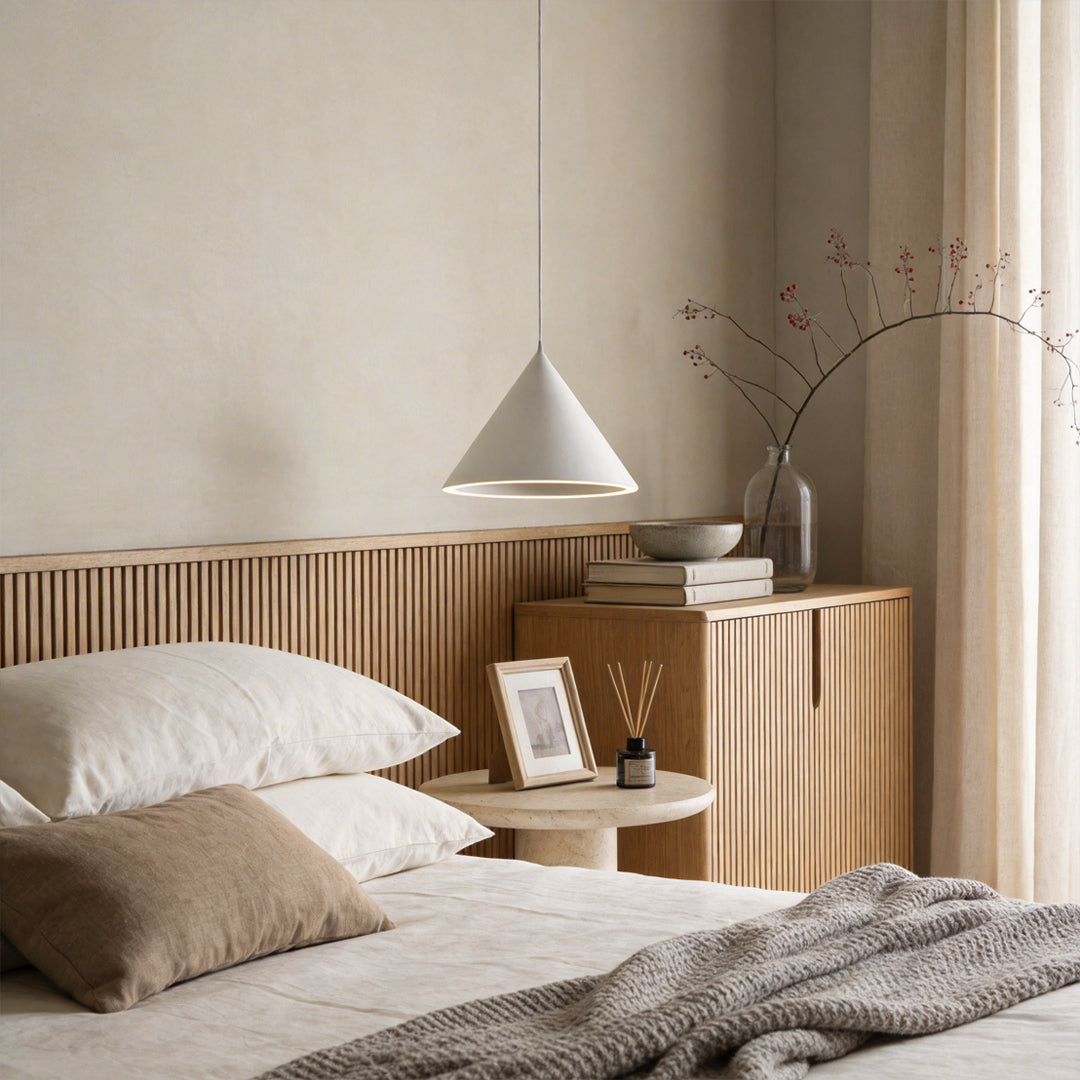 Cone Shaped Pendant Lights - Matte Pink Nordic Kitchen Lamp – Dazuma®