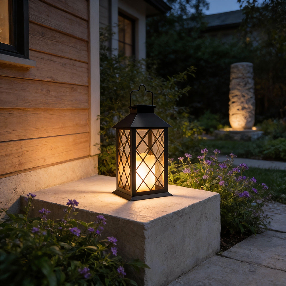 Candlestick Lantern Solar Gothic Light – Dazuma