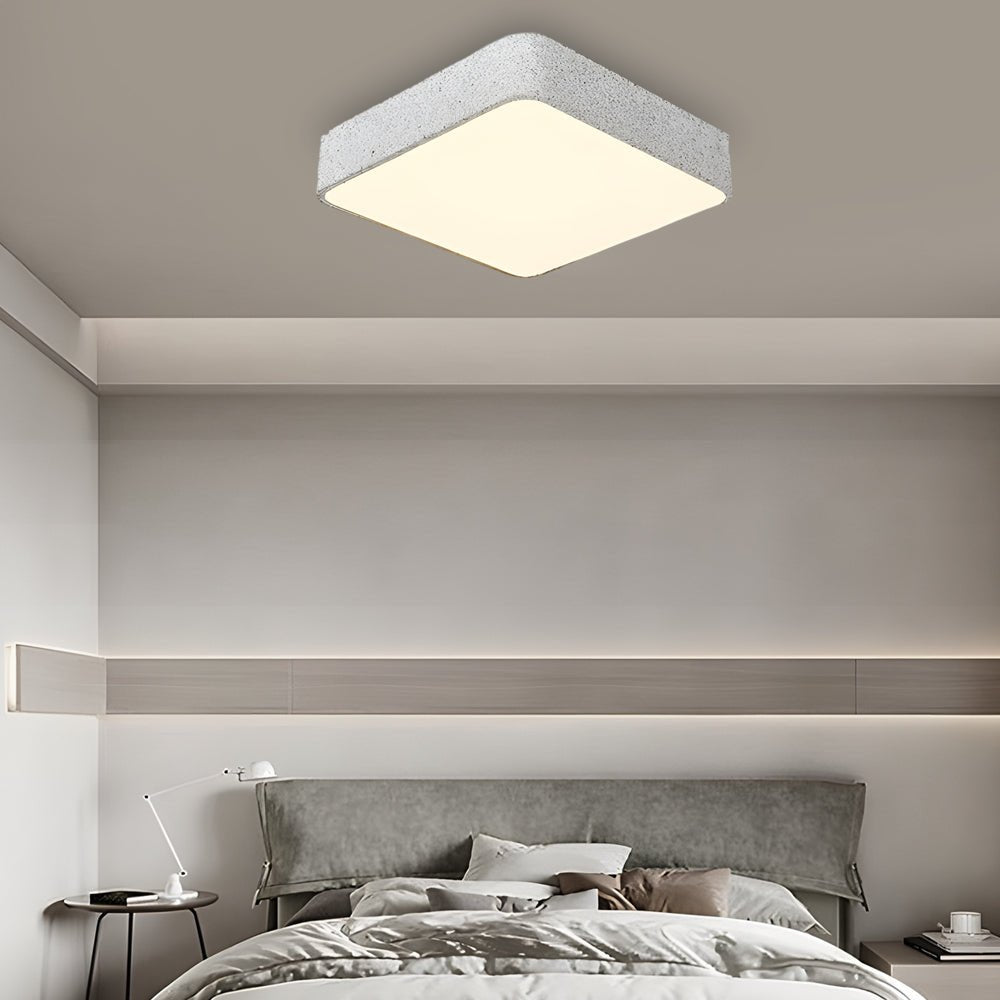 quinn flush mount ceiling light modern led round hollow