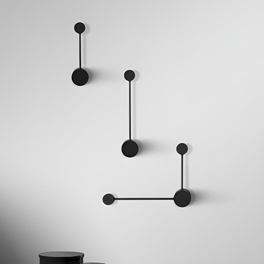 Creative Round Line LED Black Nordic Wall Art Light Wall Sconce