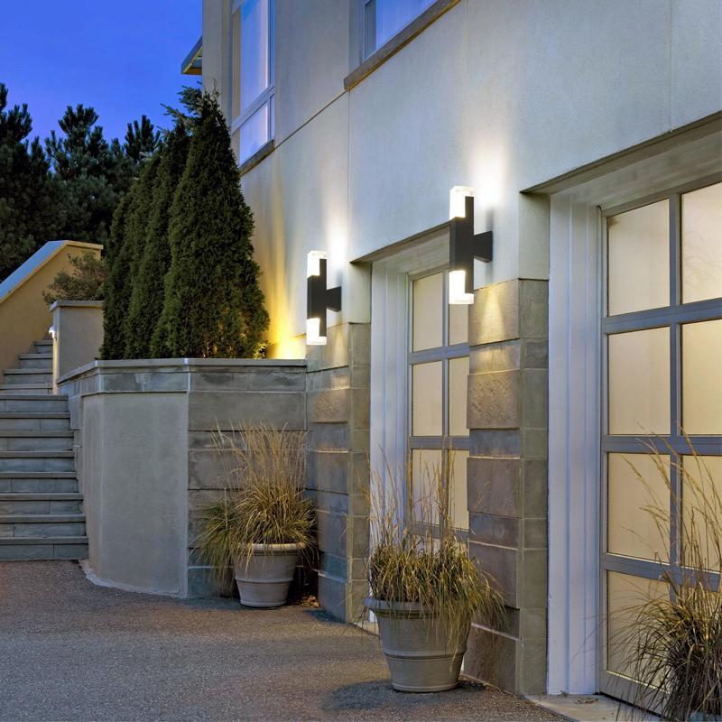 Outdoor Wall Up/Downlight Waterproof Garage Exterior Wall Lights - Dazuma