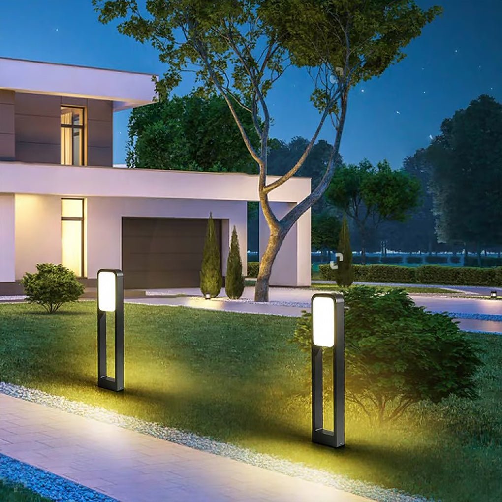 Modern Led Outdoor Post Lights Garden Lights Outside Lights Landscape 