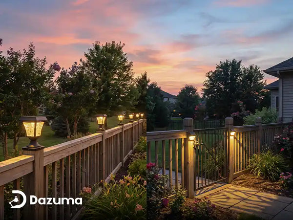 Post Cap Lights vs Solar Fence Lights: Which Is Better?