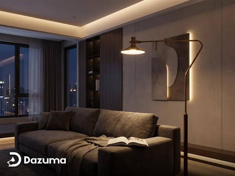 How to Layer Living Room Lighting Without Glare