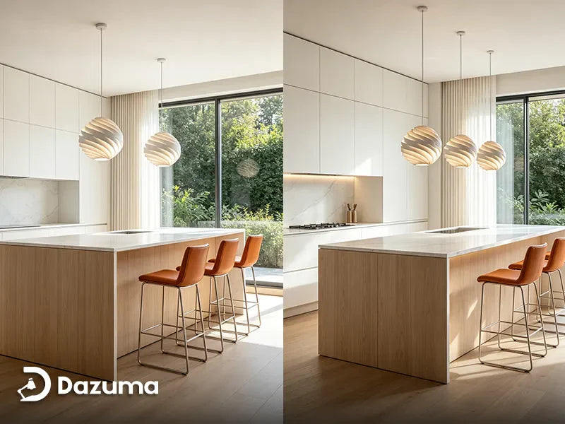 How Many Pendant Lights Over A 6-Foot Island?