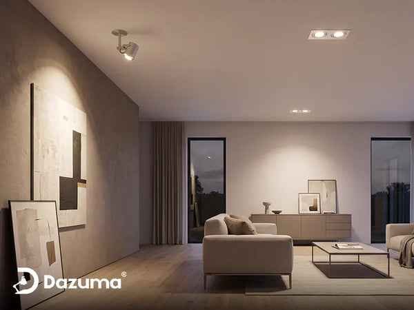 Ceiling Spotlights vs Recessed Lights for Living Rooms