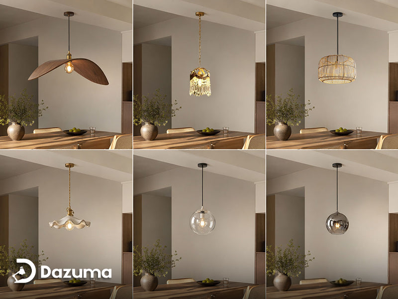 Pendant Light Materials Compared For Every Room