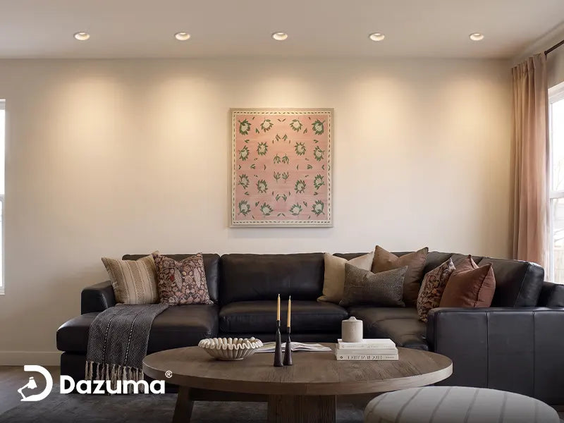 How Far Should Recessed Can Lights Be From a Wall?