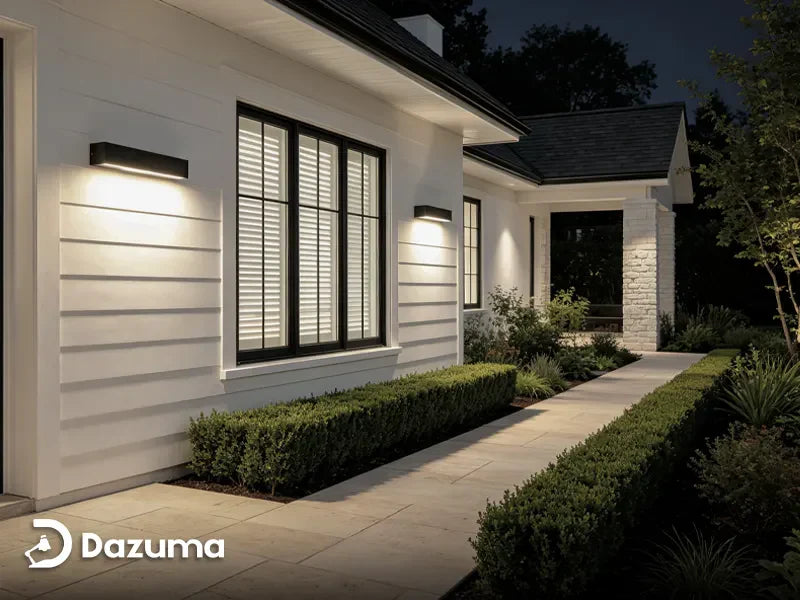 How To Choose Outdoor Wall Lights For A Narrow Side Yard