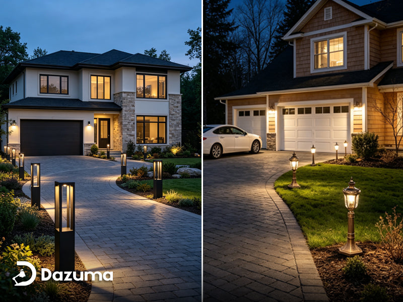 Bollard vs Post Lights: Which Is Better for Driveways?