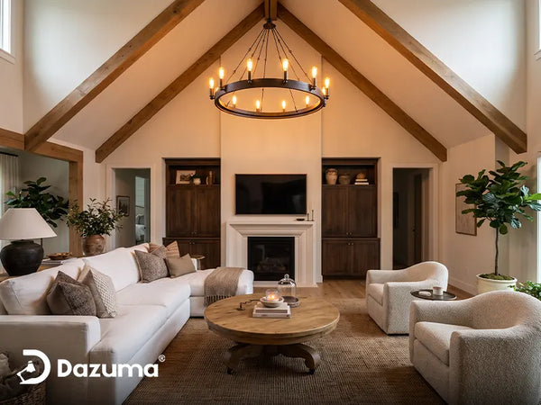 How to Choose a Chandelier for a Vaulted Ceiling: Size, Hanging Height & Compatibility