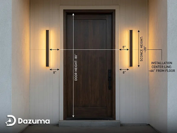 How to Choose the Right Size Outdoor Wall Sconce