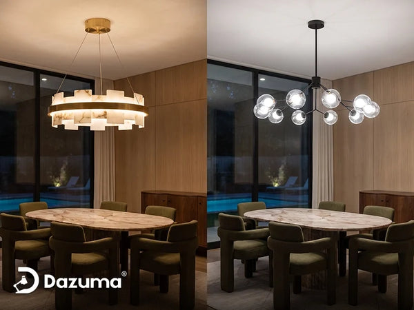 Alabaster vs Glass Chandeliers: Which Light Is Softer?