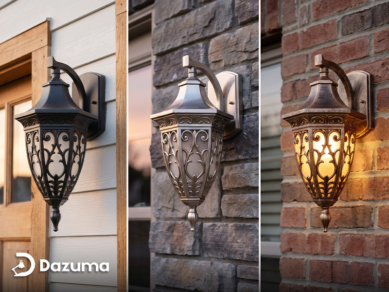 Black Vs Bronze Vs Brushed Nickel Outdoor Fixtures