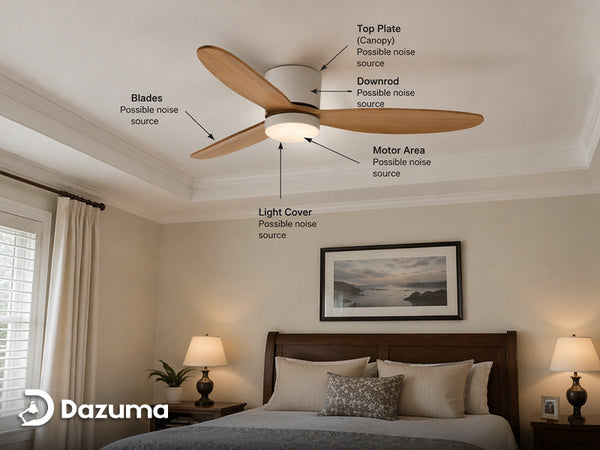 Why Is My Ceiling Fan Making Noise? Common Causes & Easy Fixes