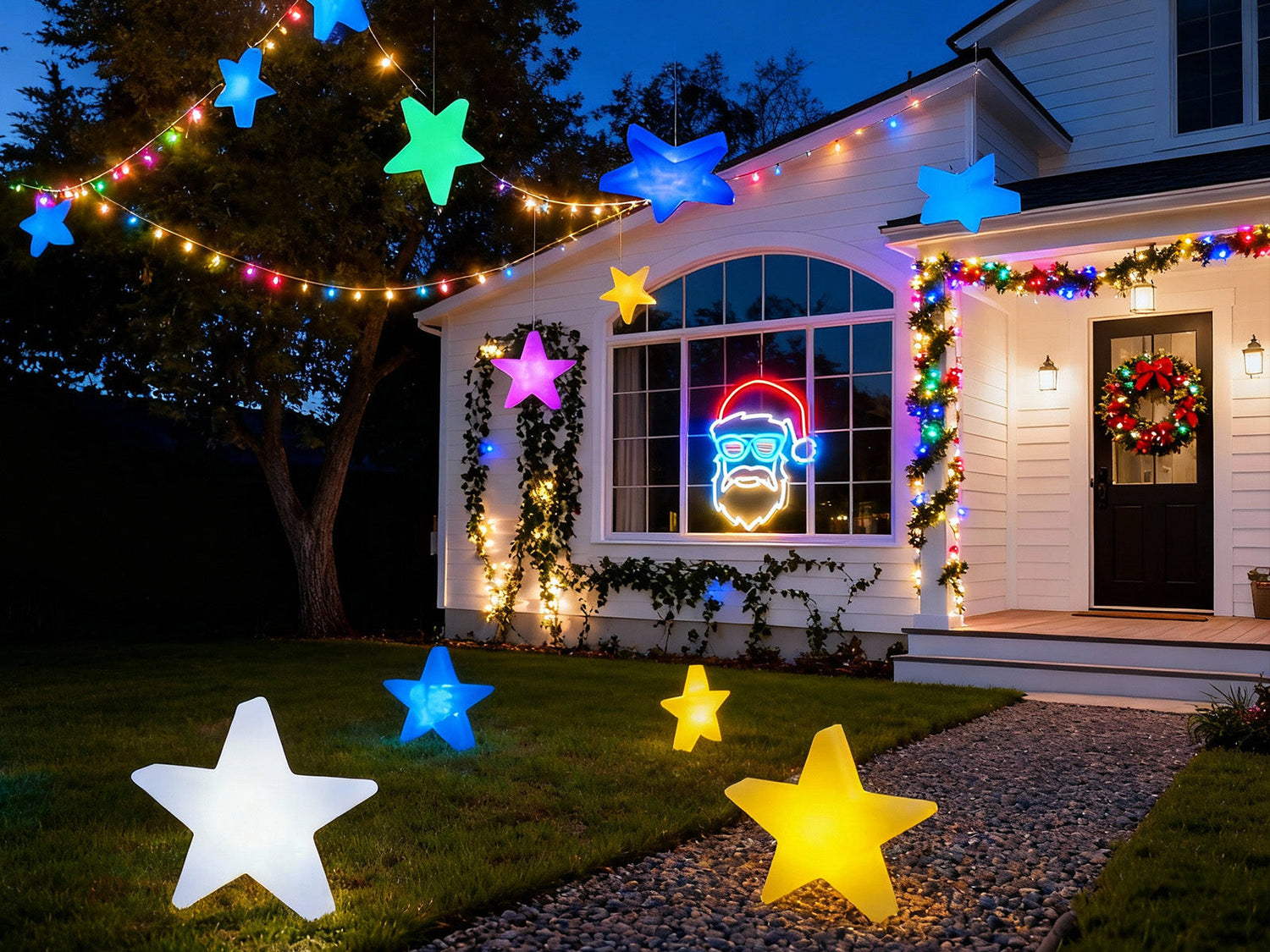 Can You Mix White and Colored Christmas Lights Outdoors?