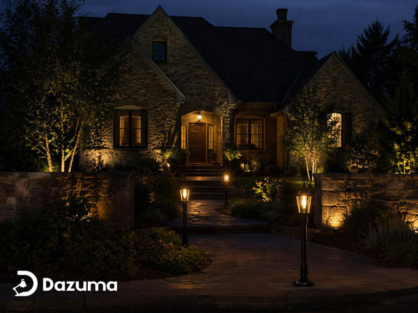Dramatic Nighttime Curb Appeal With Lighting