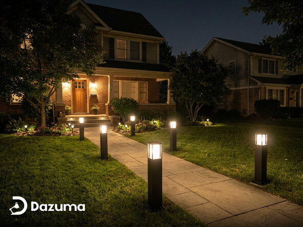How To Light A Front Yard With No Outlets