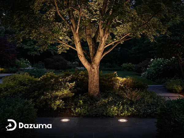 Can Well Lights Be Installed Under Trees and Shrubs?