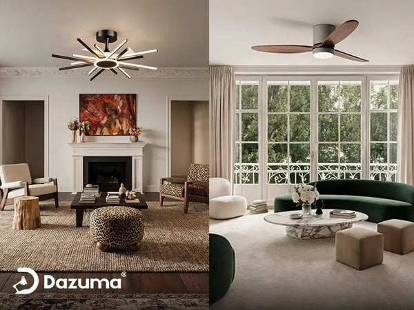 Fandelier vs Ceiling Fan With Light: Which Is Better for a Living Room?