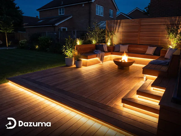 How to Use Outdoor LED Strip Lights Around Decks and Patios