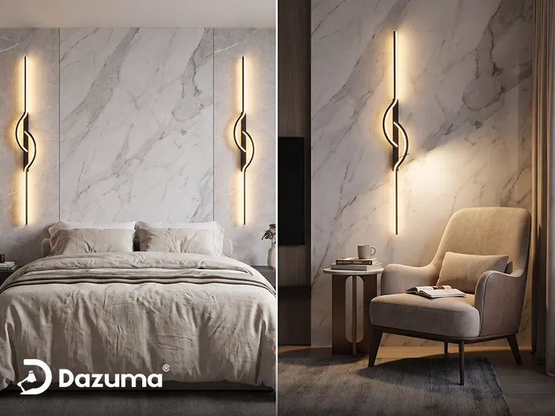 one wall sconce versus a matching pair in a modern home