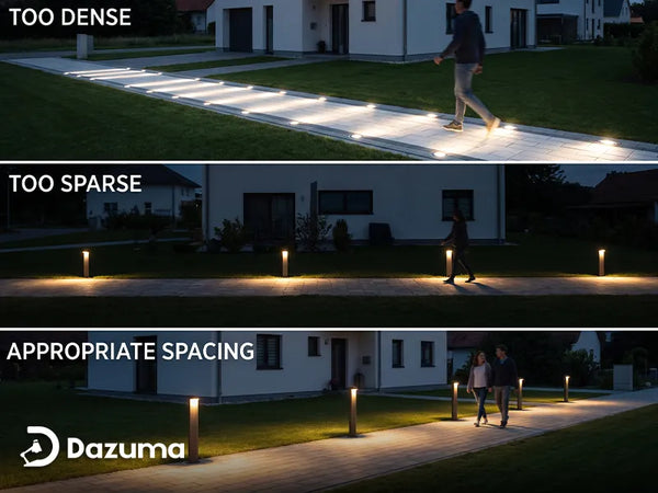 How Far Apart Should Path Lights Be Installed?