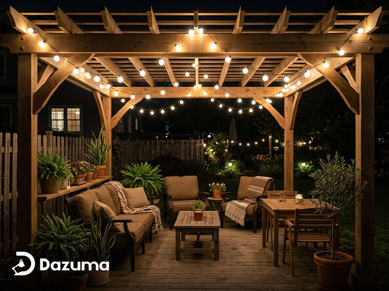 15 Pergola Lighting Ideas to Create a Cozy Outdoor Living Space