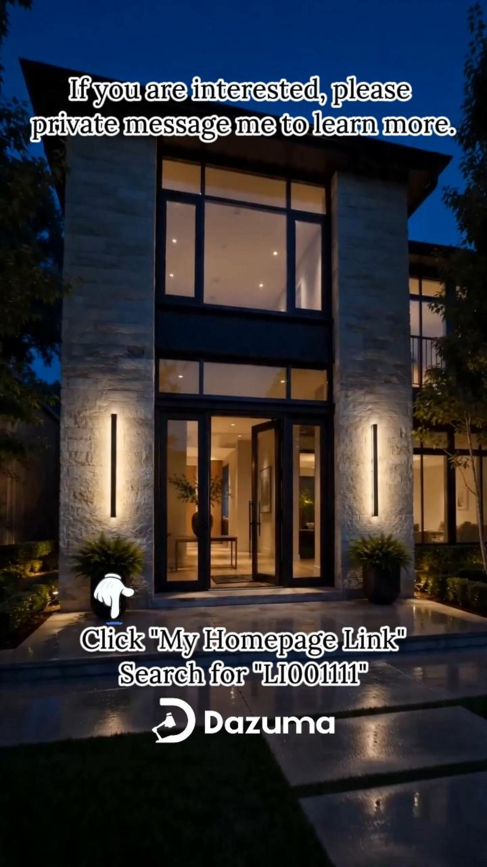 Outdoor Strip Wall Light Black Linear LED Integrated Light