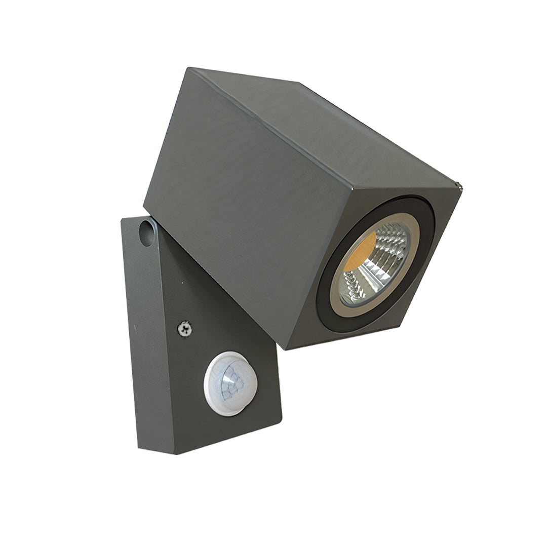 Square Adjustable Waterproof Motion Sensor LED Sconces Indoor Outdoor Wall Lamp Spot Lights