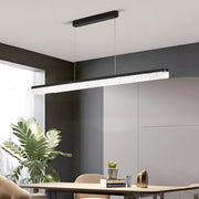 1 Light 47.24 - In Island Light Dimmable Black Linear Pendant Light