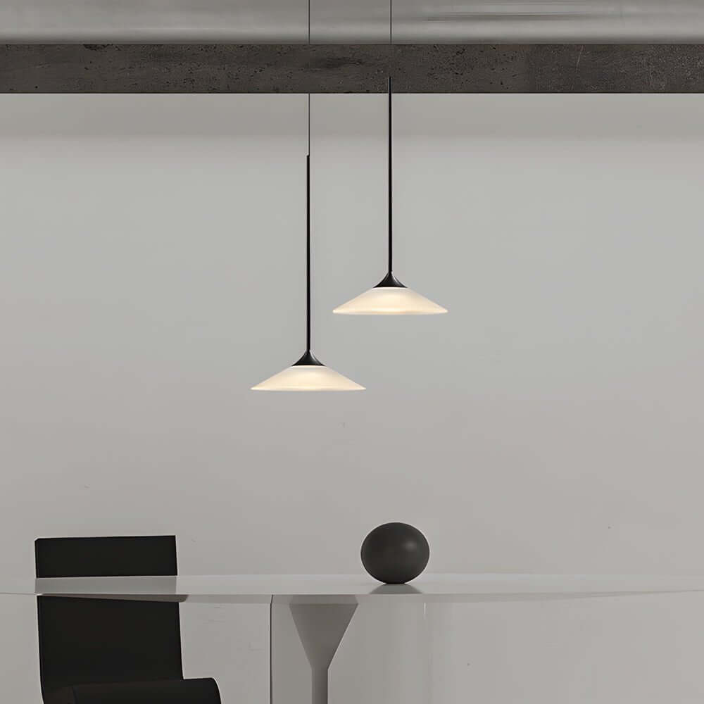 1 - Light 5W LED Mini Cone Pendant Light with Acrylic Shade