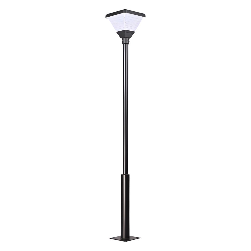 1 - Light Black 98 - In/118 - In Solar LED Square Post Street Light