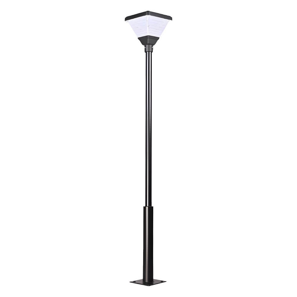 1 - Light Black 98 - In/118 - In Solar LED Square Post Street Light