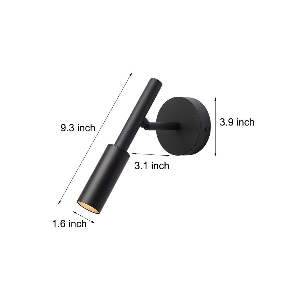 1 - Light COB Adjustable Tubino Wall Light, 3 - Step Dimming