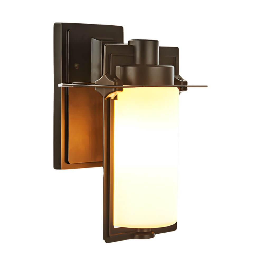1 - Light Glass Outdoor Wall Lantern Sconce
