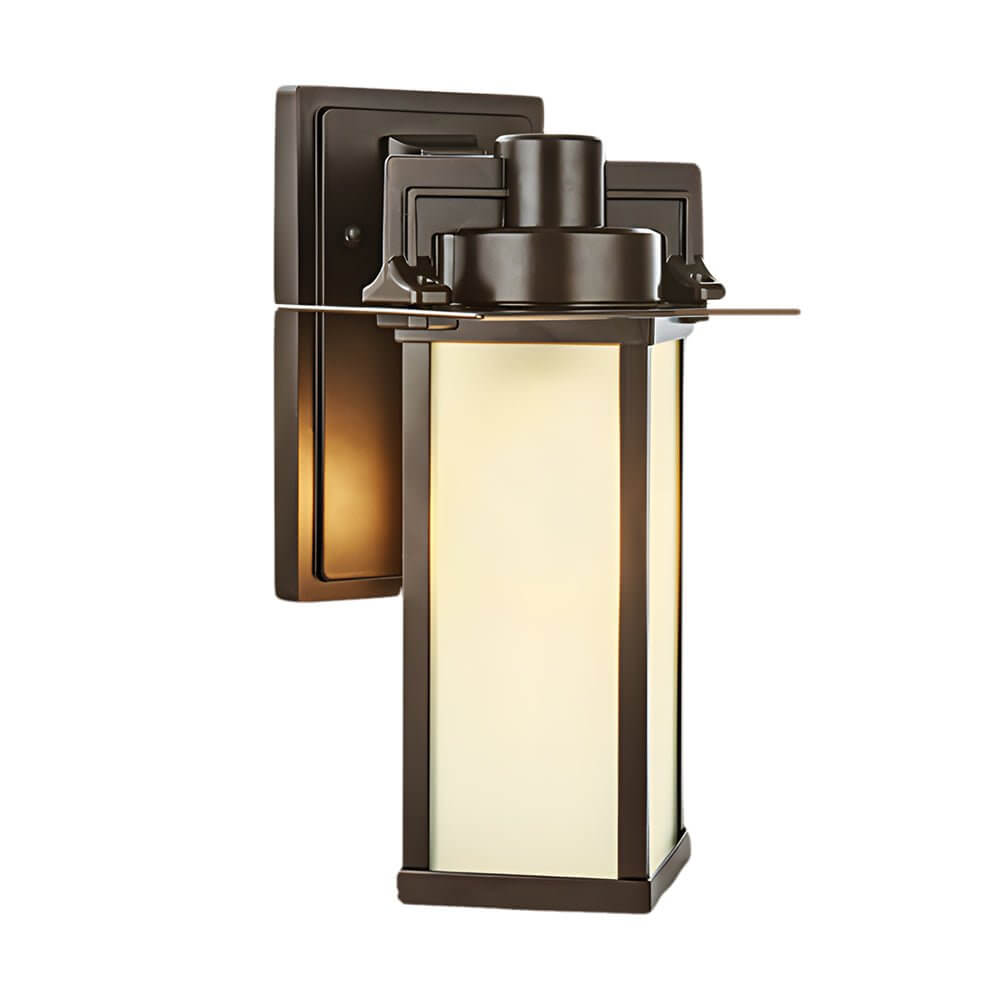 1 - Light Glass Outdoor Wall Lantern Sconce